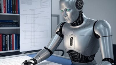 AI reviewing engineering drawing