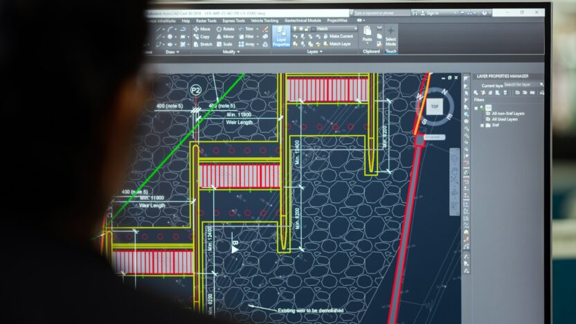 Building elements level of development on CAD design